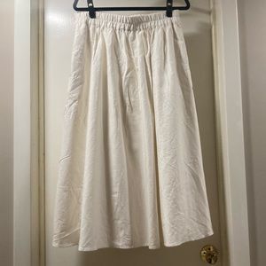 Linen Blend Skirt